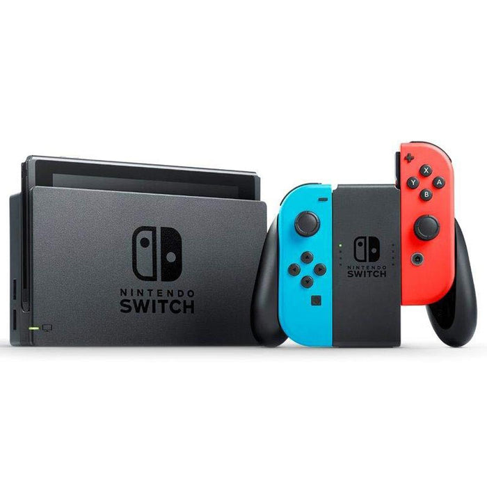 Nintendo Switch Neon Blue & Neon Red Joy-Con + Mario Kart 8 Deluxe (Full Game Download)