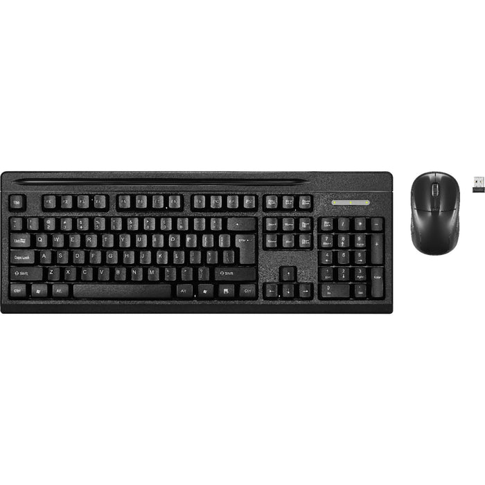 Dynex Wireless Keyboard and Mouse Bundle - Black DX-PNC2019