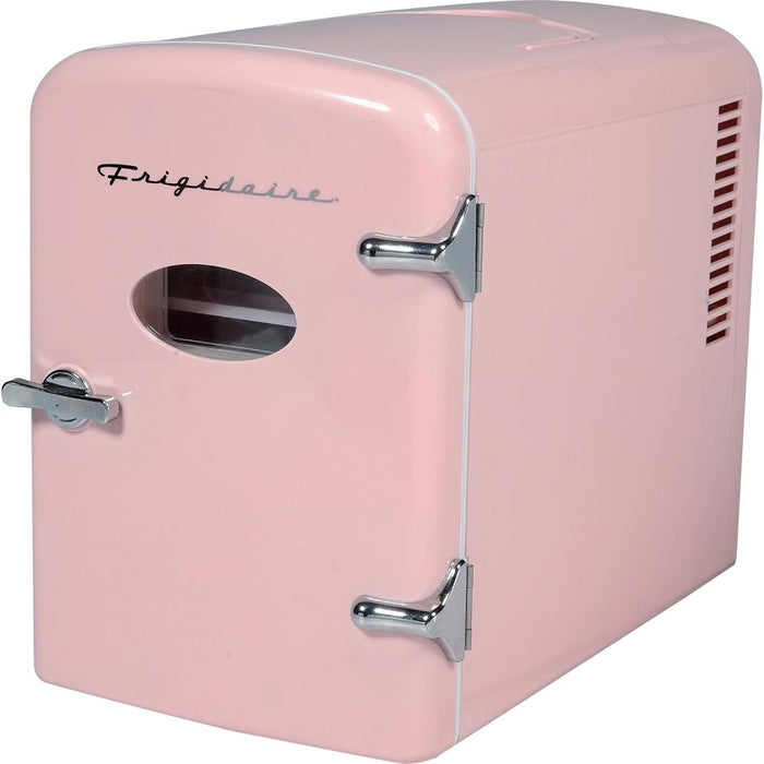 Portable Retro 9-Can Mini Fridge - Pink EFMIS175 — Beach Camera