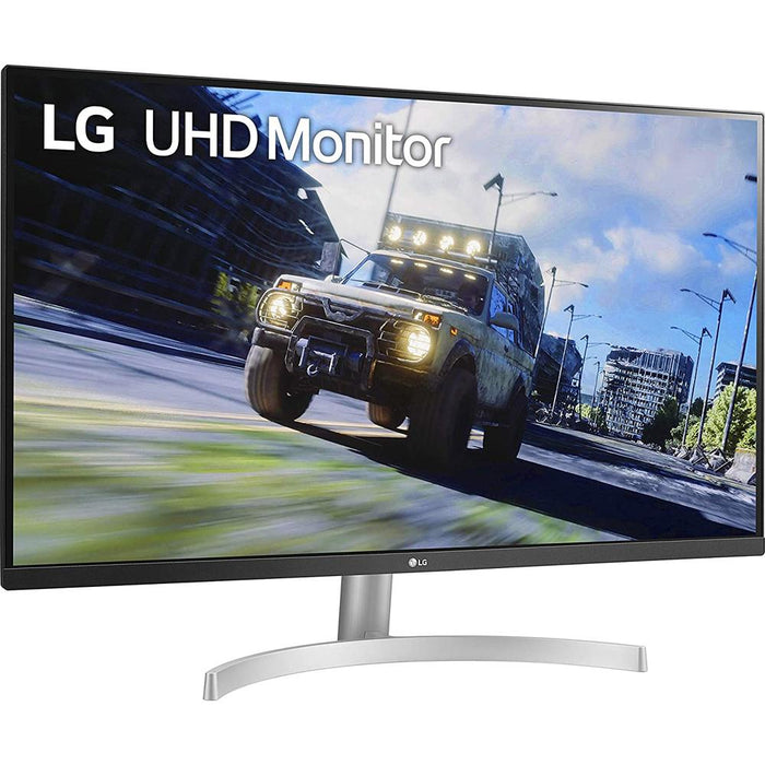 LG 32" UHD 3840x2160 Ultrafine Monitor with HDR10 AMD FreeSync + Cleaning Bundle