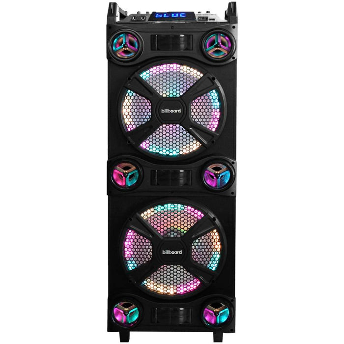 Billboard 2x12 Rechargeable Bluetooth Speaker for Parties Tower RGB Lighting TWS Easy Link