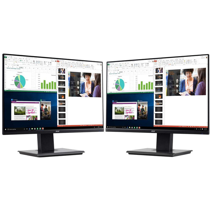 Acer BW257 bmiprx 25" Full HD 16:10 Widescreen IPS Monitor Black 2 Pack