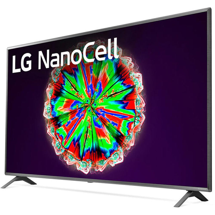 LG 75 inch Class 4K Smart UHD NanoCell TV w/ AI ThinQ + Deco Soundbar Bundle