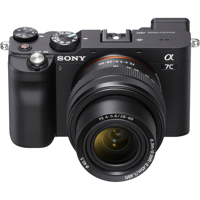 Sony a7C Full Frame Mirrorless Alpha Camera Body + 28-60mm Lens Kit ILCE-7CL/B Black