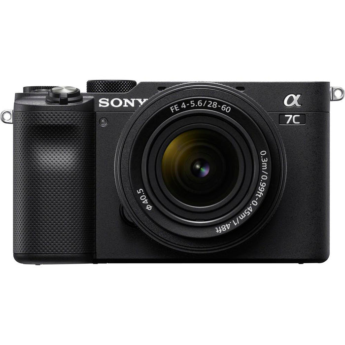Sony a7C Full Frame Mirrorless Alpha Camera Body + 28-60mm Lens Kit ILCE-7CL/B Black