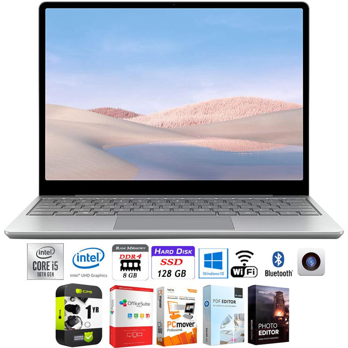 Microsoft Surface Laptop Go 12.4" Intel i5-1035G1 8GB/128GB + Protection Plan Pack
