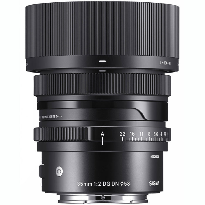Sigma mm F2 Contemporary DG DN Lens for Sony E Mount Full Frame
