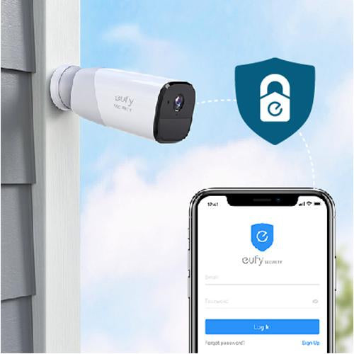 Eufy Cam 2 Indoor/Outdoor Wi-Fi Wire-Free Add-On Security Camera White 3 Pack