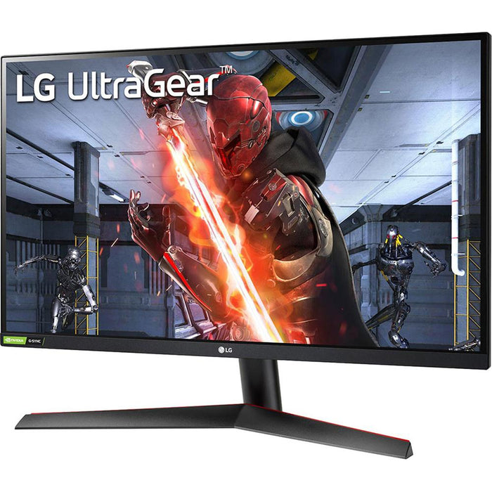 LG 27" UltraGear QHD IPS 144Hz 16:9 G-SYNC HDR Monitor with Mouse Pad Bundle