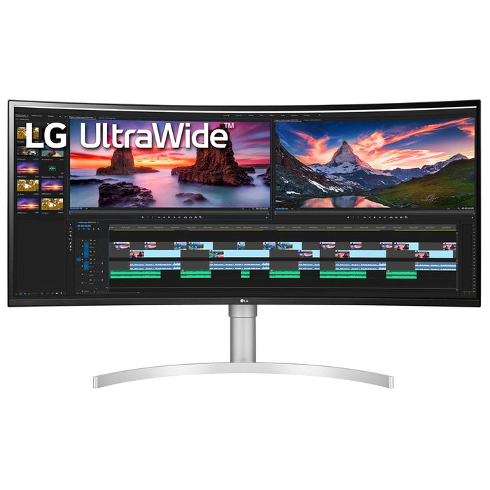 LG 38" U.Wide QHD+ IPS Curved Monitor NVIDIA G-SYNC Compatible + Warranty Bundle