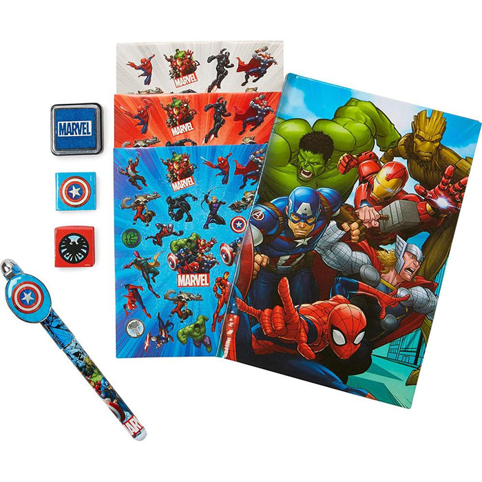 Marvel Stationery Set with Stampers