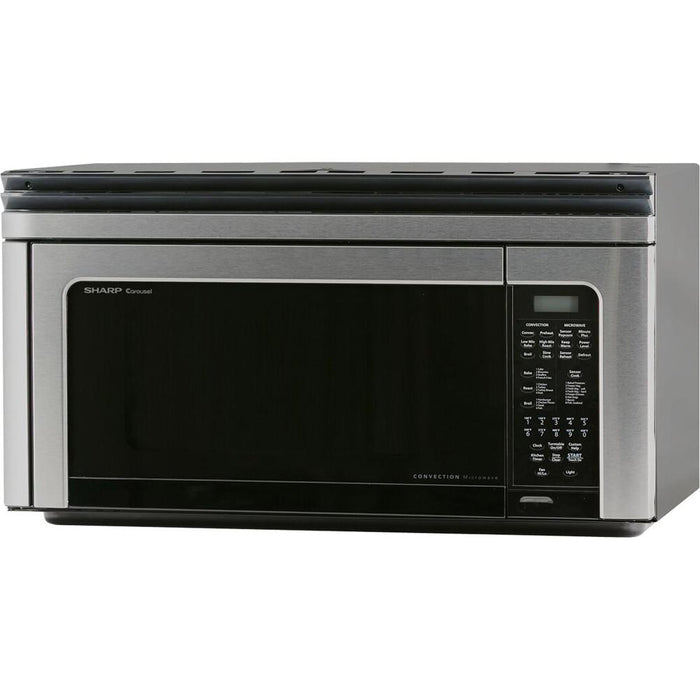 Sharp 1.1 Cu.Ft. 850W Convection Microwave Oven in Stainless Steel - R1881LSY