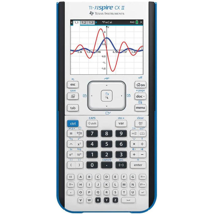 Texas Instruments TI-Nspire CX II - Color Graphing Calculator - NSCX2/TBL/1L1