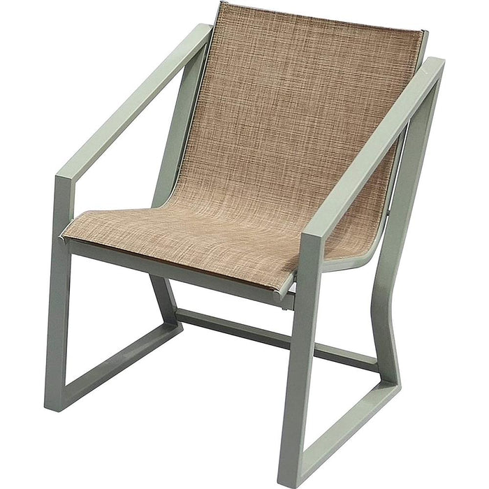 Mod Furniture 3-Piece Modern Outdoor Bistro Chat Seating Set - ASBURY3PC-TAN