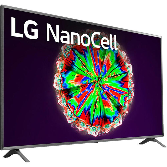 LG 75 inch Class 4K Smart UHD NanoCell TV w/ AI ThinQ +LG FN6 Earbuds +TV Mount