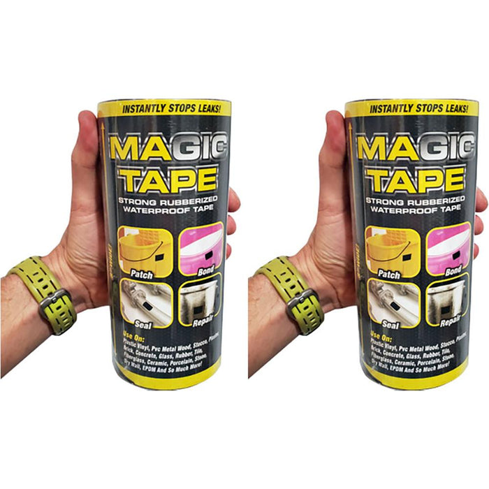 Magic Tape Super Strong, Rubberized, Waterproof Tape (2-Pack)