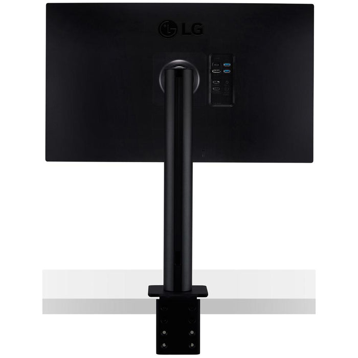 LG 27" QHD 2560x1440 IPS Monitor with Ergo Stand, HDR10 + Mouse Pad Bundle