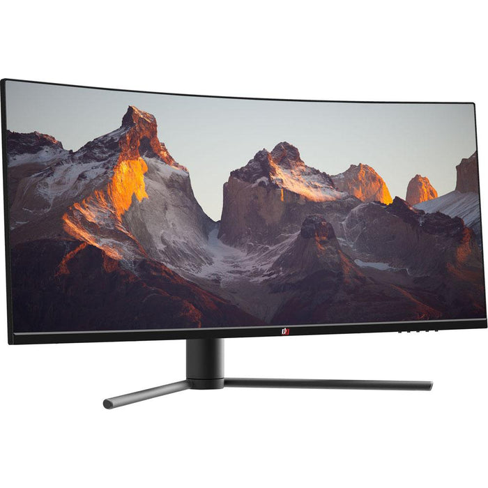 Deco Gear 34" 2560x1080 Color Accurate Curved Monitor with HDR400, 3000:1, 200Hz, OPEN BOX