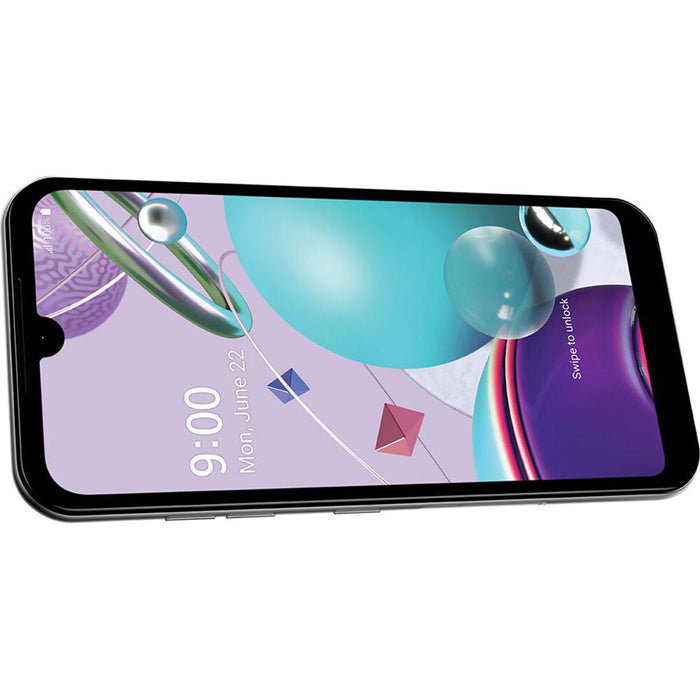 LG K31 32GB Smartphone (Unlocked, Silver) - Open Box