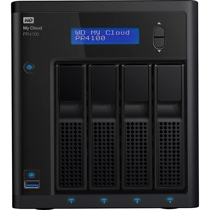 Western Digital 0TB My Cloud Pro Series PR4100 Diskless Media Server with Transcoding - Open Box