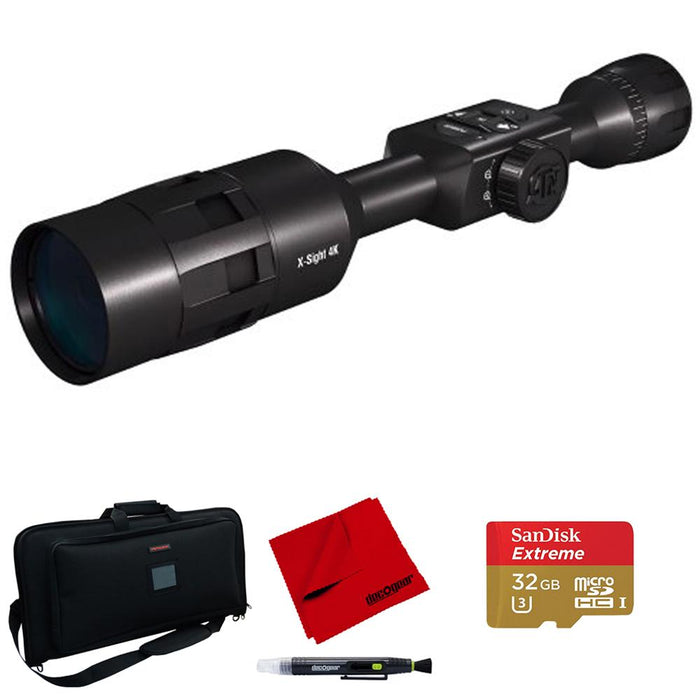 ATN X-Sight 4K Pro 5-20x Digital Day/Night Riflescope + Pipeline 32GB Bundle