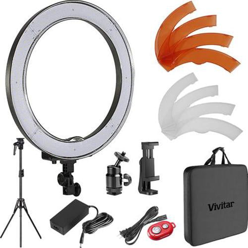 Vivitar 21" Outer Dimmable Surface Mounted LED Ring Light Kit