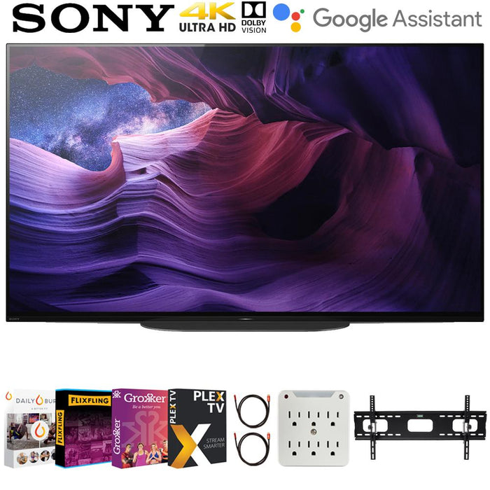 Sony XBR48A9S 48" A9S 4K UHD OLED Smart TV 2020 + Movies Streaming Pack
