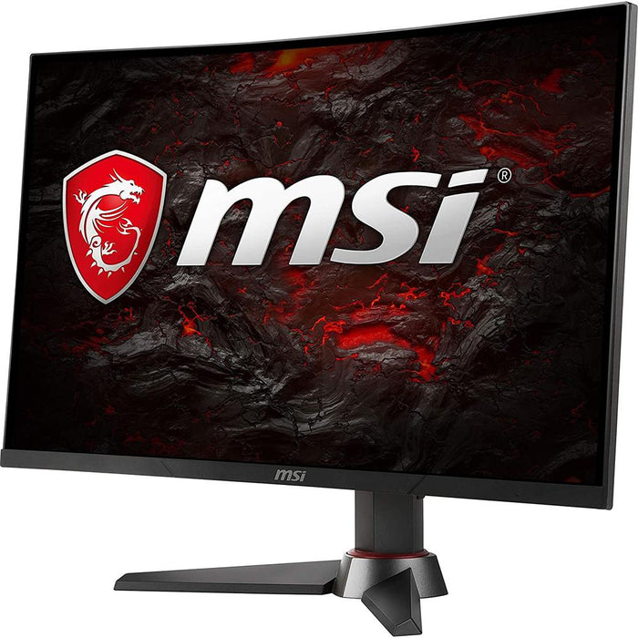 MSI Optix 24" FHD 1920x1080 1ms FreeSync Curved Gaming Monitor + Cleaning Bundle