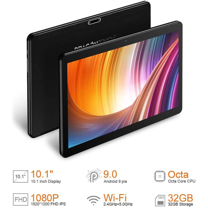 Akaso Dragon Touch Max 10 10 inch 32 GB Bluetooth Tablet with Accessories Bundle