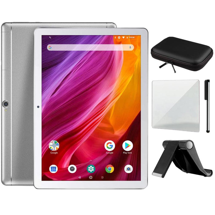 Dragon Touch K10 10.1" Android Tablet Quad Core 16GB Tablet + Accessories Bundle