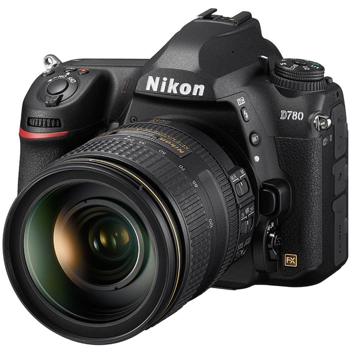 Nikon D780 FX-Format Digital SLR Camera Body with 24 -120mm f/4G ED Lens-Renewed