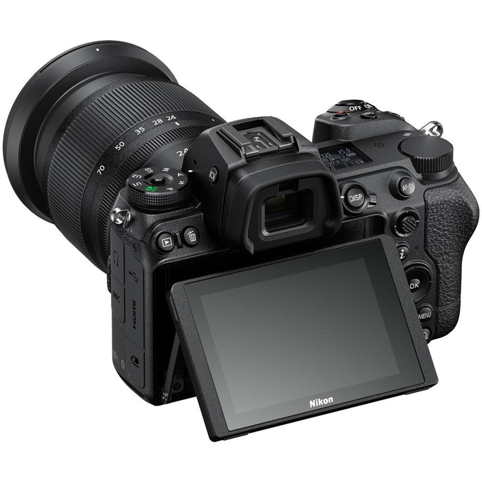 Nikon Z6II Mirrorless Camera Full Frame FX Body + 24-70mm f/4 S Lens Kit-Renewed