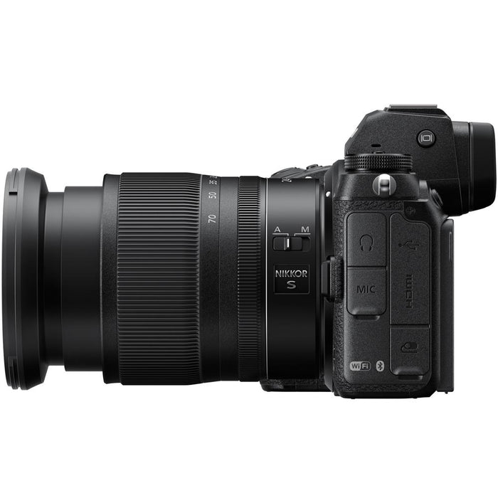 Nikon Z6II Mirrorless Camera Full Frame FX Body + 24-70mm f/4 S Lens Kit-Renewed