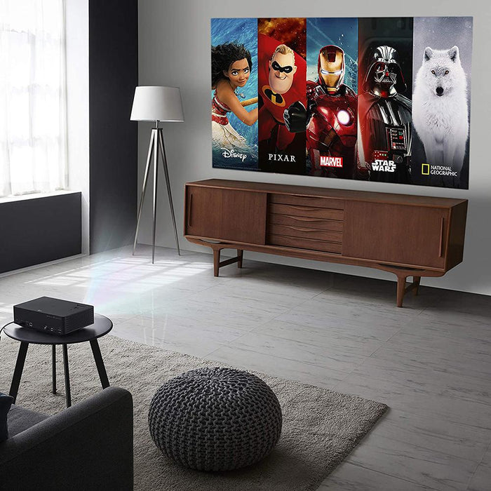 LG 4K UHD LED Smart Home Theater Projector, 140" Display, Bluetooth (HU70LAB)