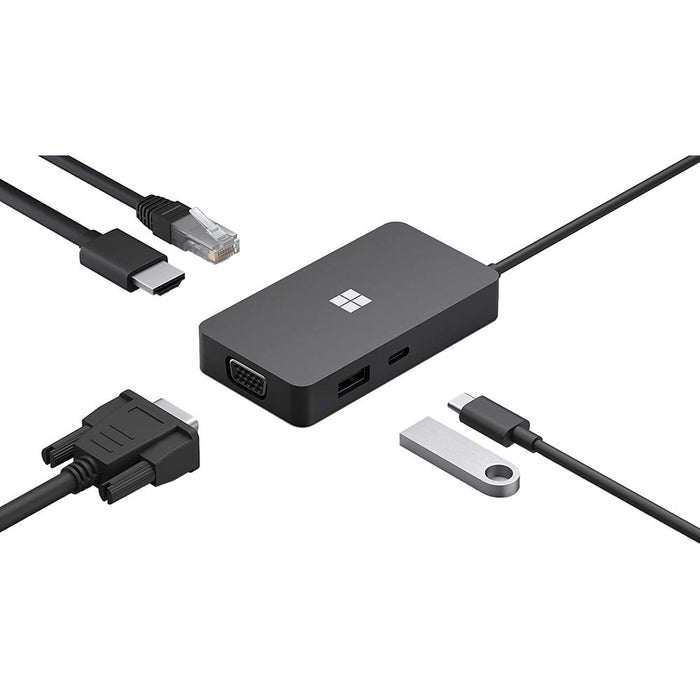 Microsoft USB C Travel Hub Black