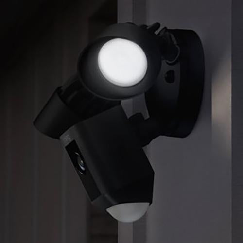 Ring Outdoor Floodlight Camera, Black Certified Refurbished