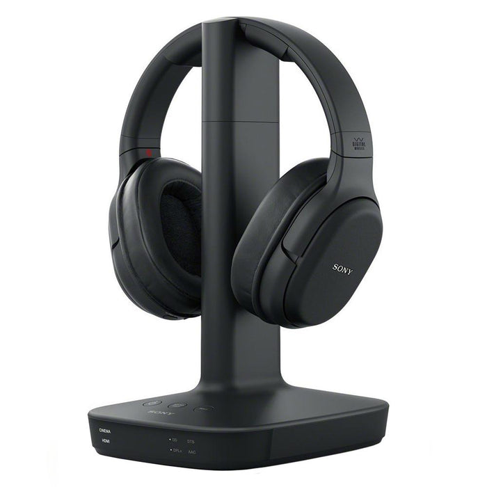 Sony Digital Surround Wireless Headphones Black + HDMI Cable & Extended Warranty