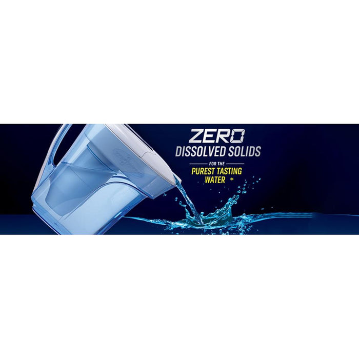 ZeroWater 20 Cup Ready-Pour Dispenser Water Filter Pitcher, Clear - Open Box