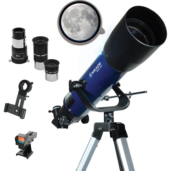 Meade 708010 S102mm Refracting Telescope w/ Smartphone Adapter, Accessories