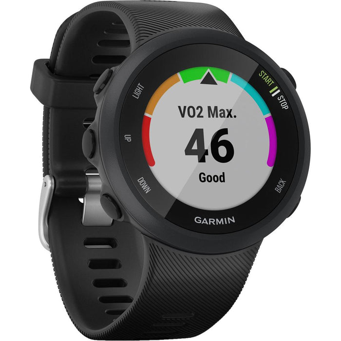 Garmin Forerunner 45 GPS Running Watch (45mm)(Black) w/ LG Wireless Earbuds
