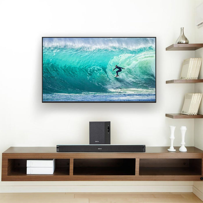 Samsung 82-inch Q60T QLED 4K UHD HDR Smart TV (2020) + Soundbar Subwoofer Bundle
