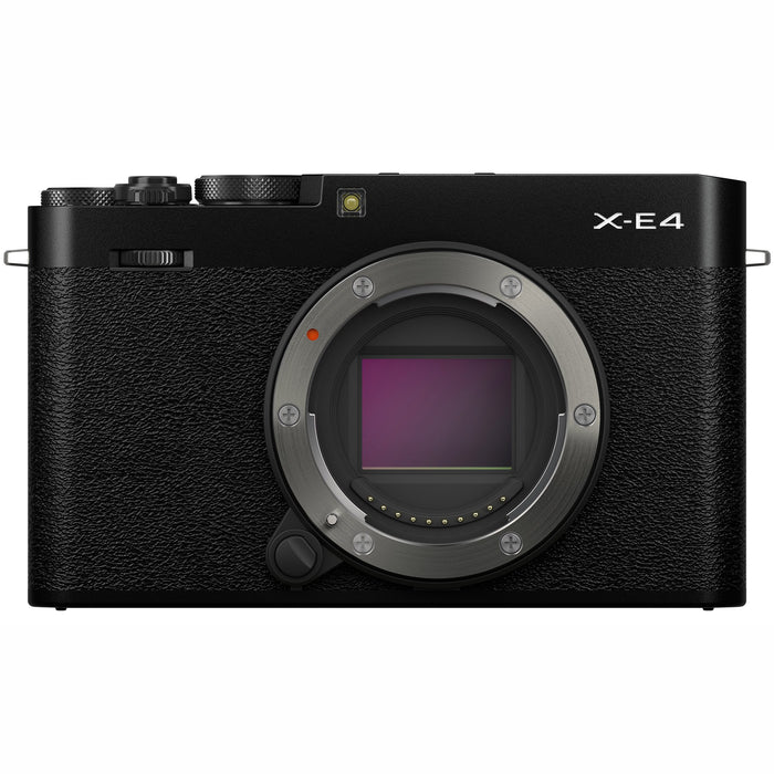 Fujifilm X-E4 Mirrorless Camera Body with 26.1MP X-Trans CMOS 4 & 4K Video Black 16673811