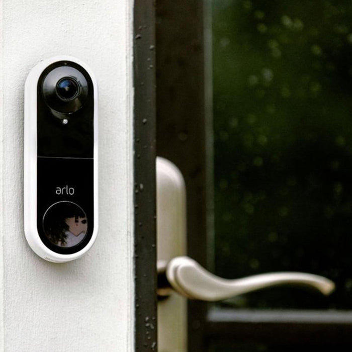Arlo Video Doorbell Wi-Fi HD Video 2-Way Audio Motion Detection Camera + Camera