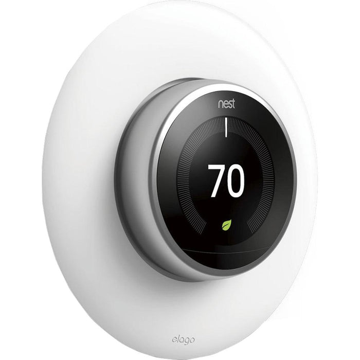 Elago Wall Plate Cover for Google Nest Learning Thermostat Matte White