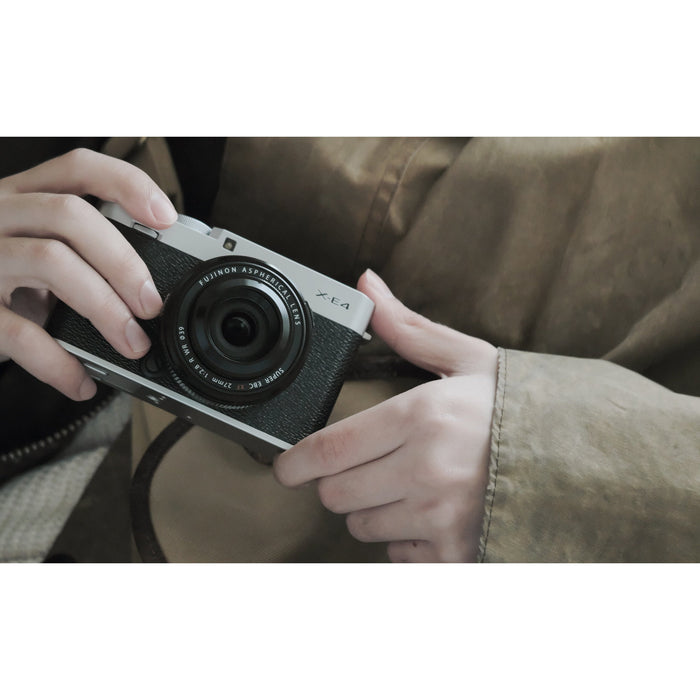 Fujifilm X-E4 Mirrorless Camera Body with XF 27mm F2.8 R WR Lens Kit Black 16673885