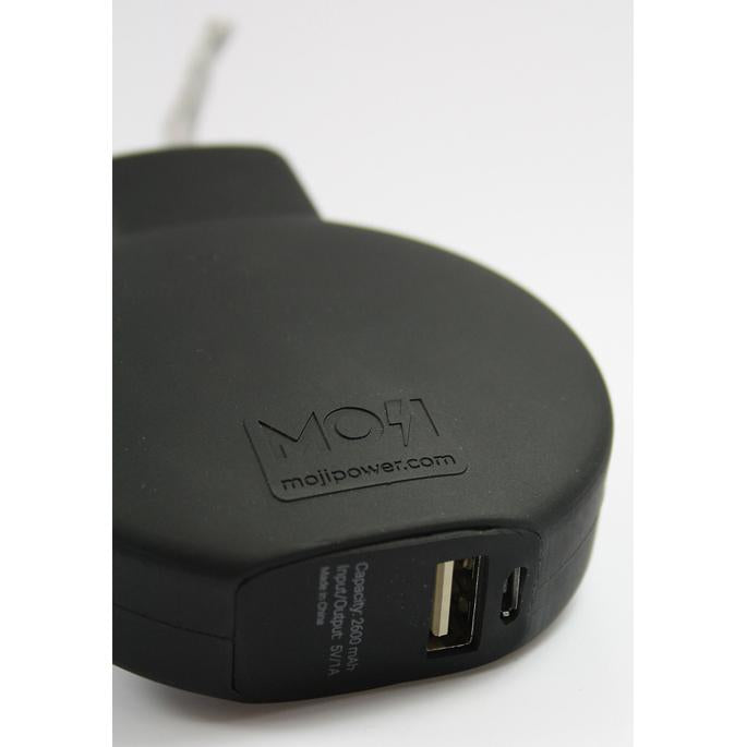 MojiPower Soft Touch External Battery 2600 mAh For iOS & Android Devices Bomb MP-001-BO