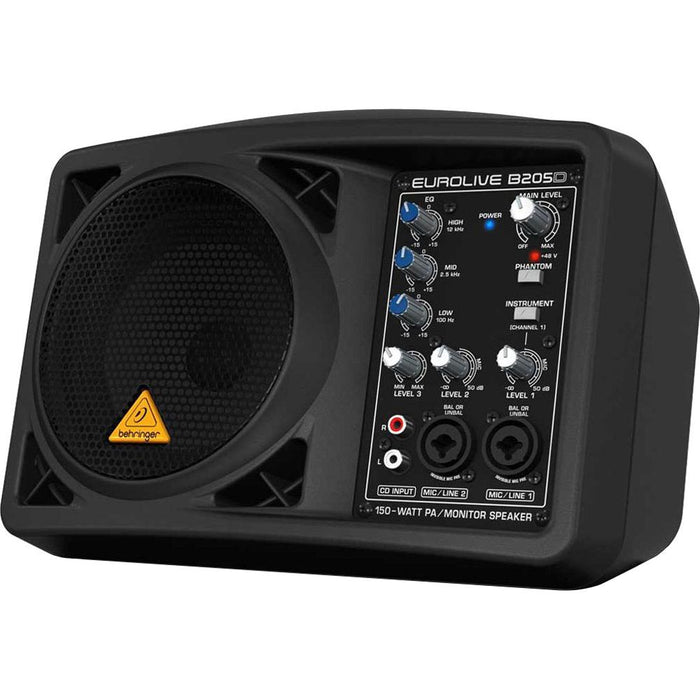 Behringer EUROLIVE B205D Ultra-Compact 150W PA/Monitor Speaker System - Open Box