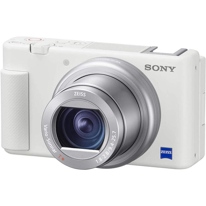 Sony ZV-1 Compact Digital Vlogging 4K Camera for Content Creators & Vloggers DCZV1/W