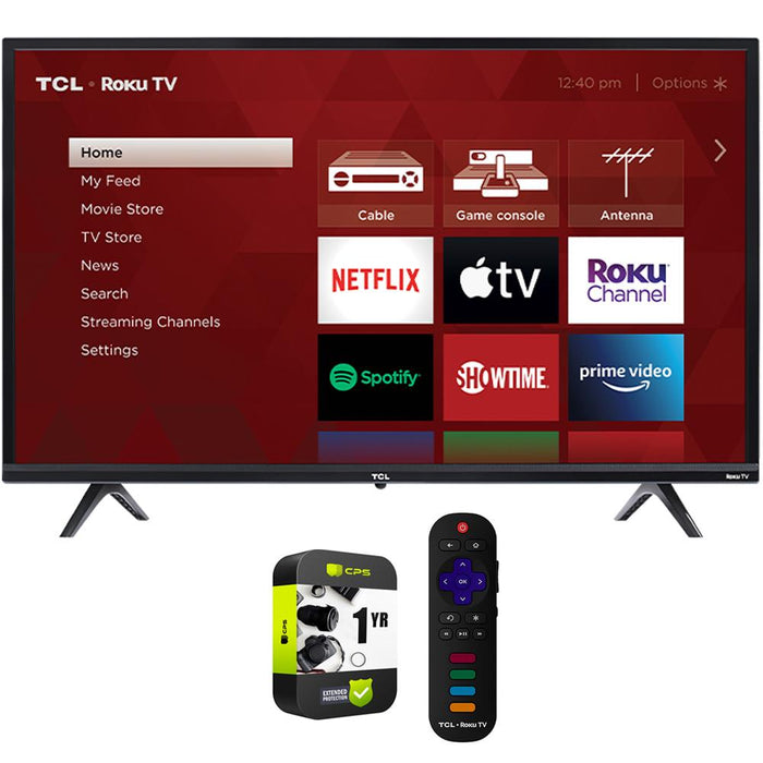 TCL 50" 4-Series 4K Ultra HD Smart Roku LED TV with 1 Year Extended Warranty