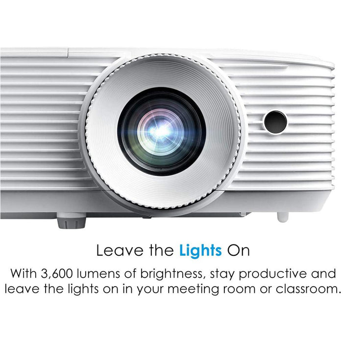 Optoma WUXGA High Brightness 3D DLP Office and Business Projector - Renewed